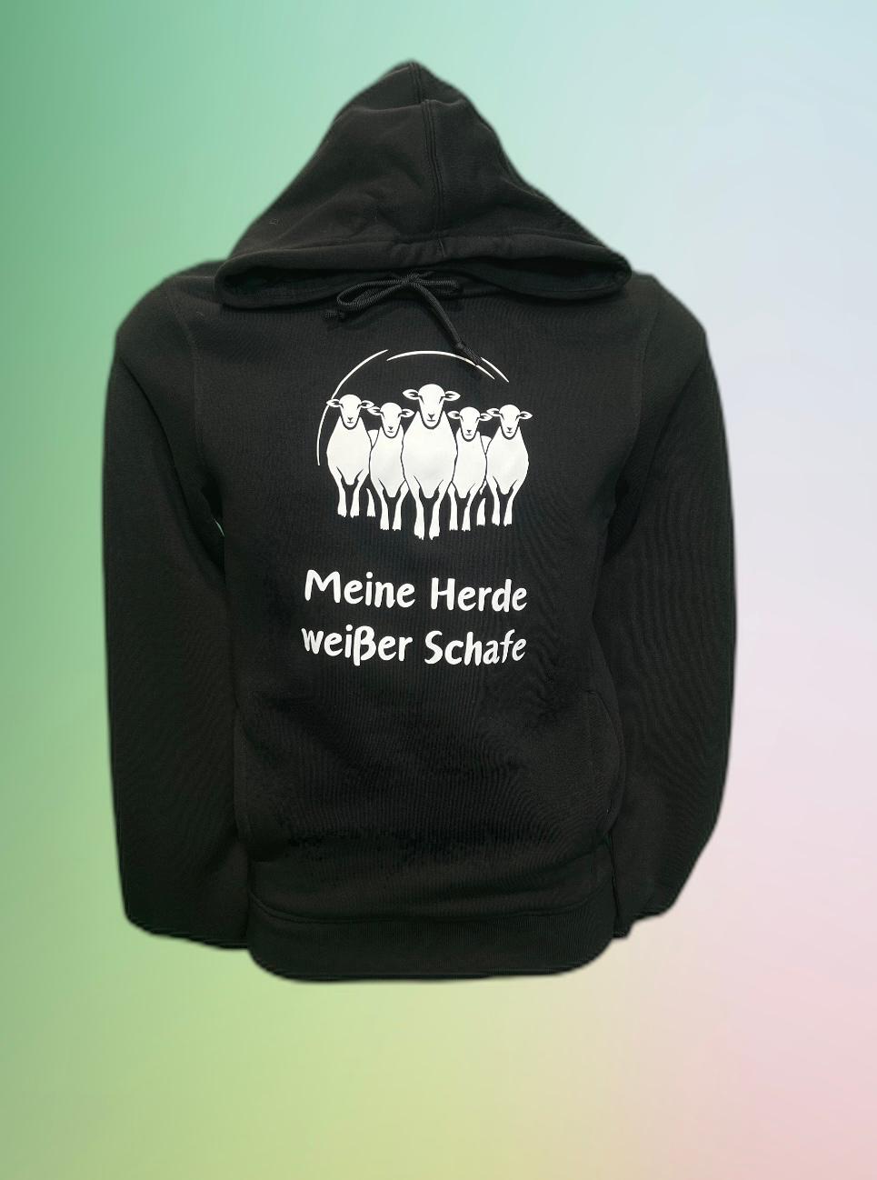 Meine Herde weißer Schafe, Pullover unisex